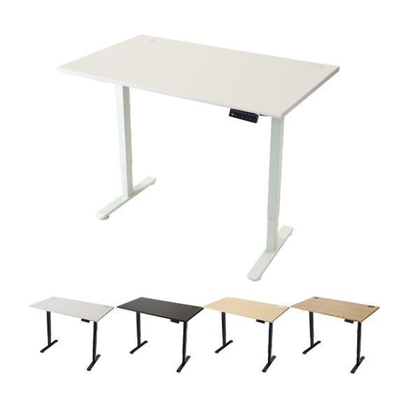 昇降デスク 電動 エコノミーモデル PSE適合 120cm 1200mm 140cm 1400mm 耐荷重約70kg(脚部) スタンディングデスク 上下昇降 デスク 高さ調整 エルゴノミクス 昇降式デスク 昇降テーブル 電動デスク シングルモーター オフィス セーフティ メモリー 軽量