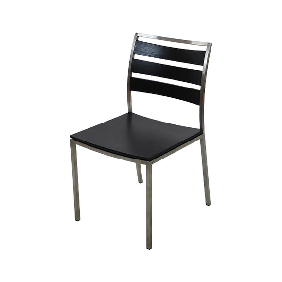 ダイニングチェア 1脚 約W460×約D540×約H820(mm) ダークブラウン ミーティングチェア  椅子 イス 一人掛け ダイニング リビング 玄関 いす チェア 背もたれ有 木製 家具 おしゃれ サペリ