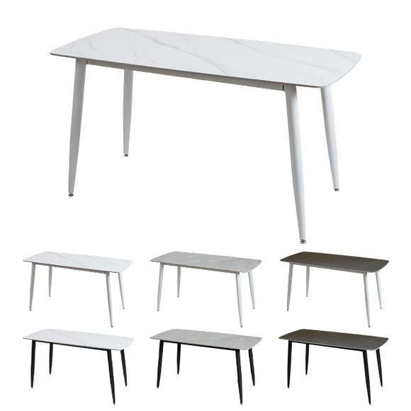 ダイニングテーブル セラミックテーブル 人工大理石 単品 幅約120cm 140cm 160cm 180cm 2人掛け 2人用 4人掛け 4人用 6人掛け 6人用 セラミック 高級 天板 耐荷重約70kg 耐熱温度約1500℃ 大理石調 ダイニング 食卓テーブル キッチンテーブルモダン 家具
