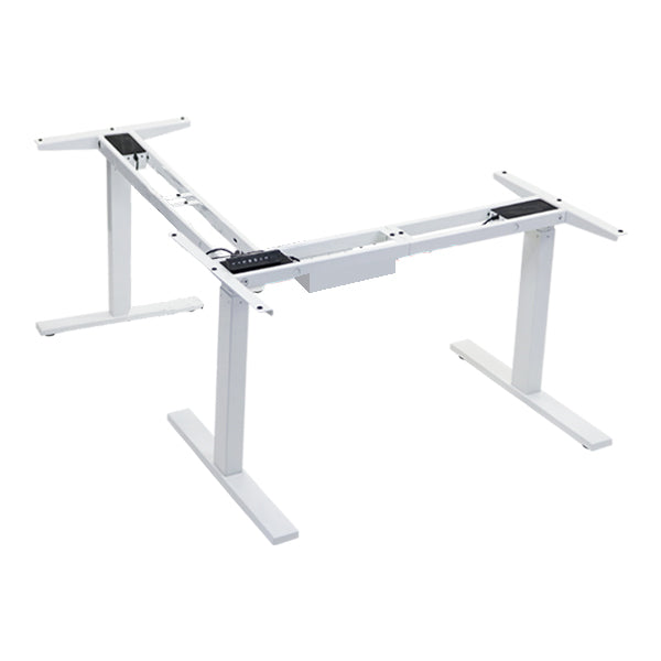 昇降デスク L字型 電動 昇降 デスク 脚のみ PSE適合 均等荷重約