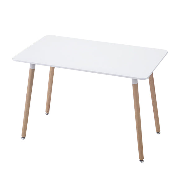 カフェテーブル ダイニングテーブル 選べるカラー 幅約100cmx奥行約60cmx高さ約70cm おしゃれ 角形テーブル 角テーブル スクエアテーブル 木製脚 イームズテーブル MDF PUペイント塗装 天板 センターテーブル 北欧 一人暮らし 組み立て簡単 2人 3人 4人用
