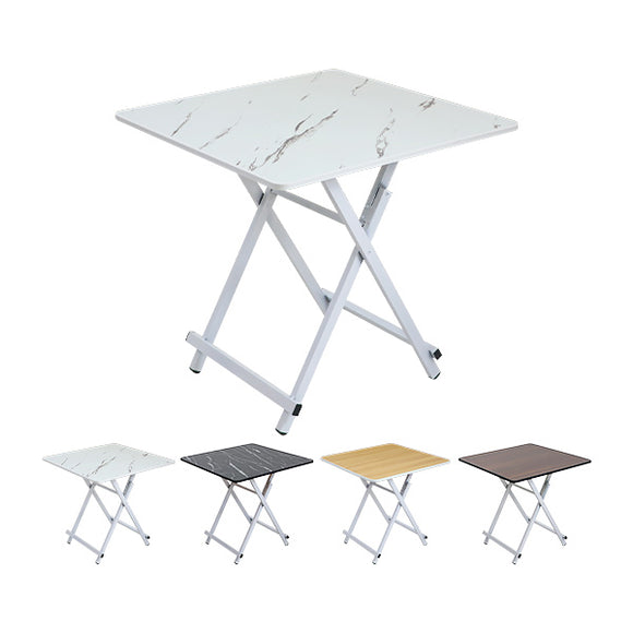 折りたたみテーブル ダイニングテーブル 約幅70×奥行70×高さ70cm 耐荷重約70kg 完成品 組み立て不要 合板 軽量 コンパクト 折りたたみ式 折りたたみデスク パソコンデスク 木製天板 テーブル 食卓 勉強机 作業机 ワークテーブル ウォールデスク