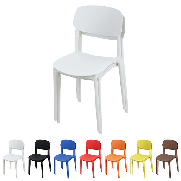 プラスチックチェア ダイニングチェア ガーデンチェアー 2脚セット UVカット 選べる7カラー 耐荷重約120kg 軽量で持ち運び簡単 ガーデンチェア 背もたれ ダイニング アウトドア アウトドアチェア スタッキングチェア ポリプロピレン製 PP プラスチック