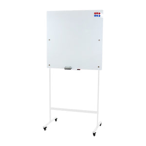 ガラスホワイトボード ガラスボード 強化ガラス 脚付き 高さ2段階 高さ