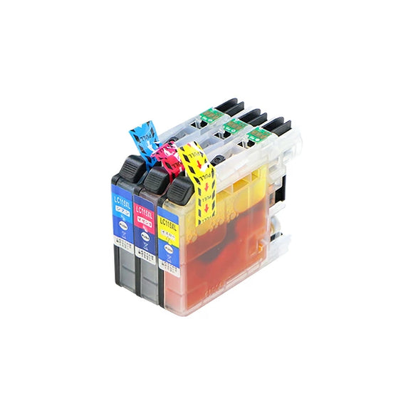ブラザー互換 互換インクカートリッジ LC115 3色セット シアン マゼンタ イエロー 各色1本 ブラザープリンター BROTHER ブラザー 互換 MFC-J4910CDW MFC-J4510N DCP-J4215N DCP-J4210N