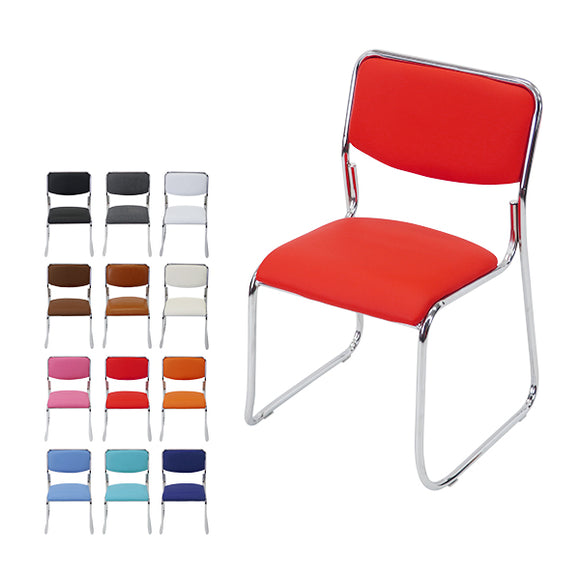 ミーティングチェア 1脚 2脚 3脚 4脚 5脚 6脚セット 耐荷重150kg 選べるカラー 会議イス 会議椅子 スタッキングチェア パイプチェア パイプイス パイプ椅子 頑丈 スクール 病院 食堂 ショップ 集会 パステルカラー モノトーンカラー おしゃれ 冠婚葬祭