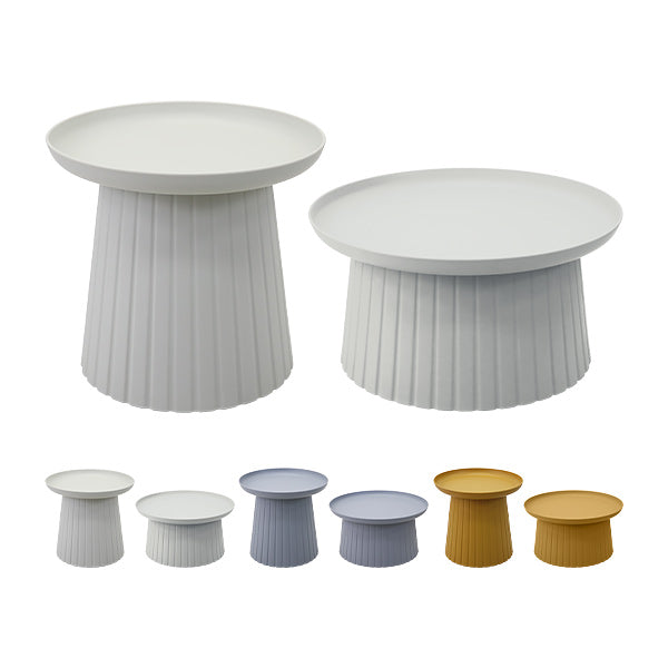 ラウンドテーブル ティーテーブル 選べるカラー&サイズ S 直径約49cmx