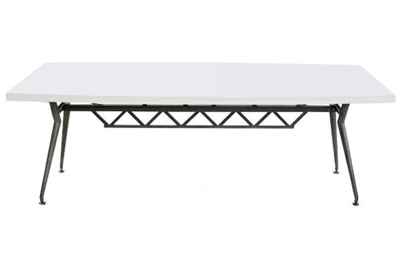 ホワイト会議テーブル ミーティングテーブル 80020WH