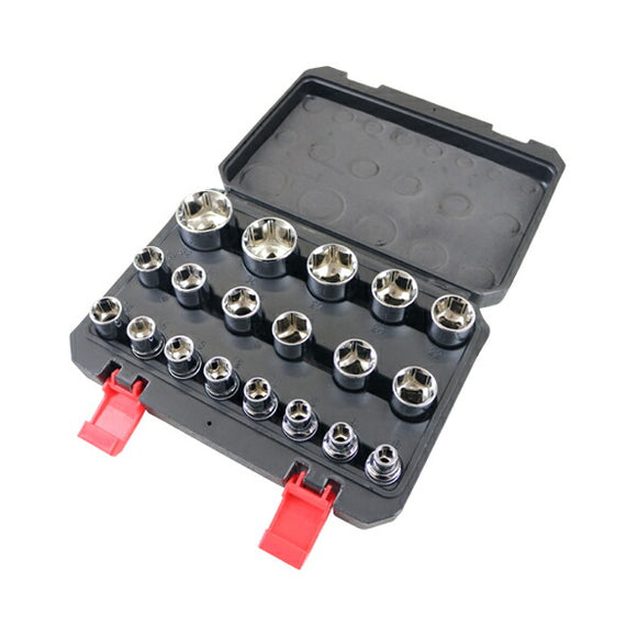ソケットセット 六角 19PCS 19点 差込角1/2