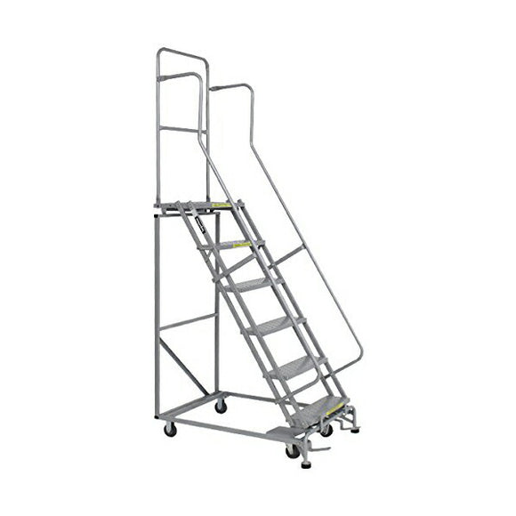 高所作業台 作業用踏台 高さ129cm 5段 耐荷重113kg 移動式踏台 スチール 作業用階段 作業台 足場台 移動式 階段 ステップ台 –  itcnet