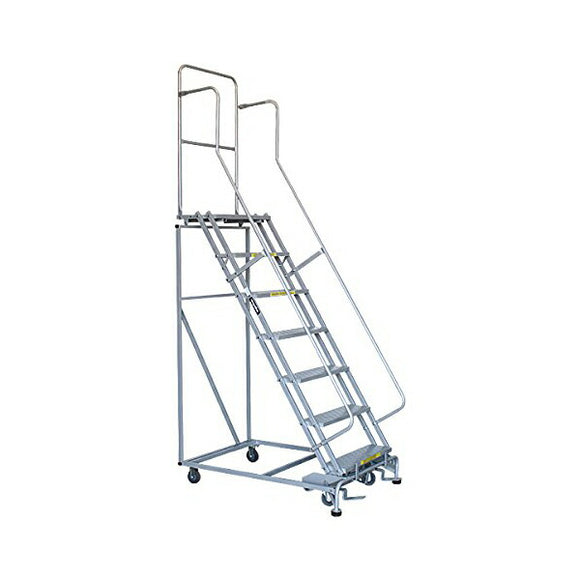 高所作業台 作業用踏台 高さ182cm 7段 耐荷重113kg 移動式踏台