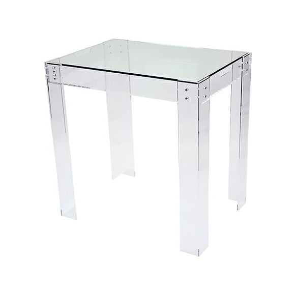 アクリルテーブル   クリア 無色透明 インテリア 家具アクリル テーブル横幅約40cm