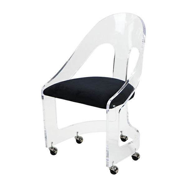 アクリル ダイニングチェア チェア 椅子 chair ブラック