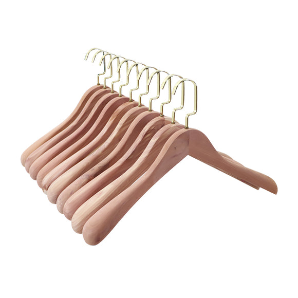 ハンガー 木製 シダー 高級天然シダーハンガー itemA 20本セット 幅約45.5cm 幅広 ブティックハンガー レッドシダー シダーハンガー 防虫 消臭 防臭 除湿 吸湿