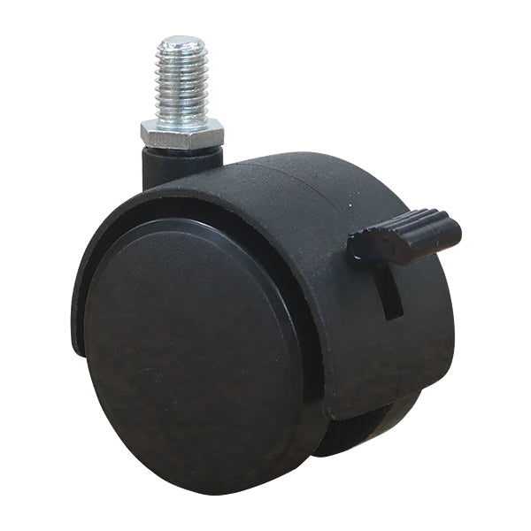 ストッパー付きキャスター プラスチックキャスター 自在キャスター