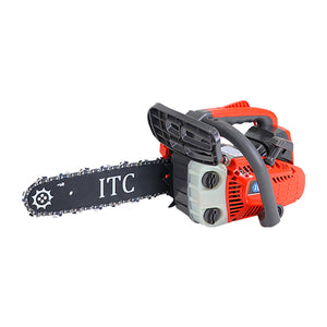 チェーンソー エンジン式 12インチ 最大切断径26cm 排気量約25cc 馬力1.1hp エコノミーモデル 軽量 2ストロークエンジン エンジンチェーンソー チェンソー ガイ