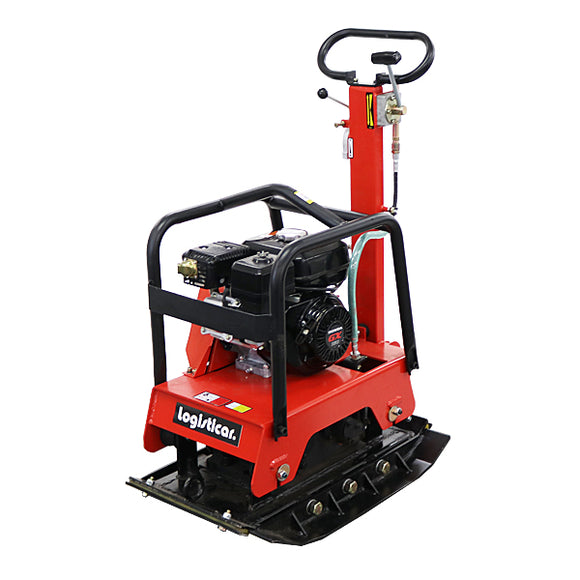 プレートコンパクター 前後進可能 自走式 Honda GX160内蔵 4ストローク 5.5馬力 約152Kg 拡張プレート 移動用タイヤ ラバーマット付き 転圧機 転圧機械 プレー