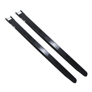 サヤフォーク 長さ約2400mm 板厚約6mm クローズドボトム フォークリフト用つけツメ 長さ約240cm フォークリフト アタッチメント スチール 運搬 荷役 サヤ フォ