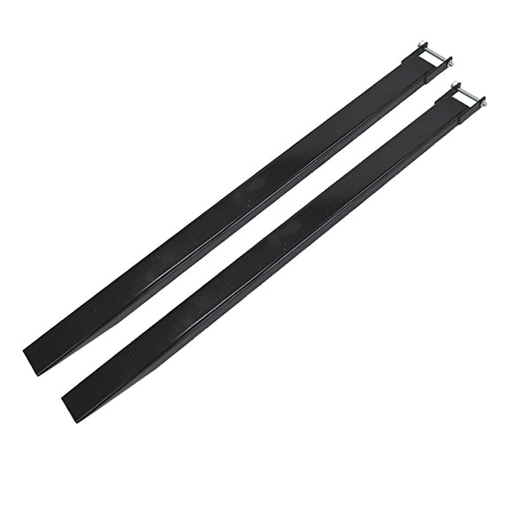 サヤフォーク 長さ2100mm 板厚6mm オープンボトム フォークリフト用つけツメ 長さ210cm フォークリフト アタッチメント スチール 運搬 荷役 サヤ フォーク 延長