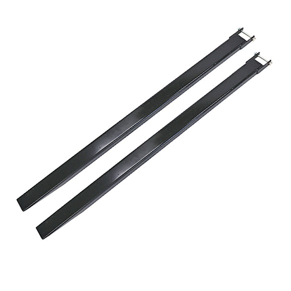サヤフォーク 長さ2400mm 板厚6mm オープンボトム フォークリフト用つけツメ 長さ240cm フォークリフト アタッチメント スチール 運搬 荷役 サヤ フォーク 延長