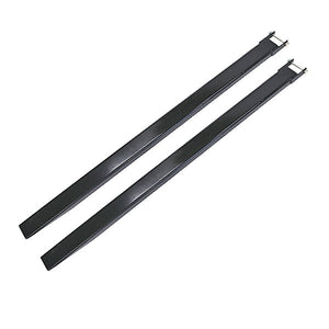 サヤフォーク 長さ2400mm 板厚6mm オープンボトム フォークリフト用つけツメ 長さ240cm フォークリフト アタッチメント スチール 運搬 荷役 サヤ フォーク 延長