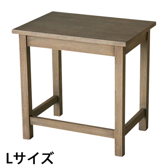 アンティーク調 サイドテーブル 花台 001-L
