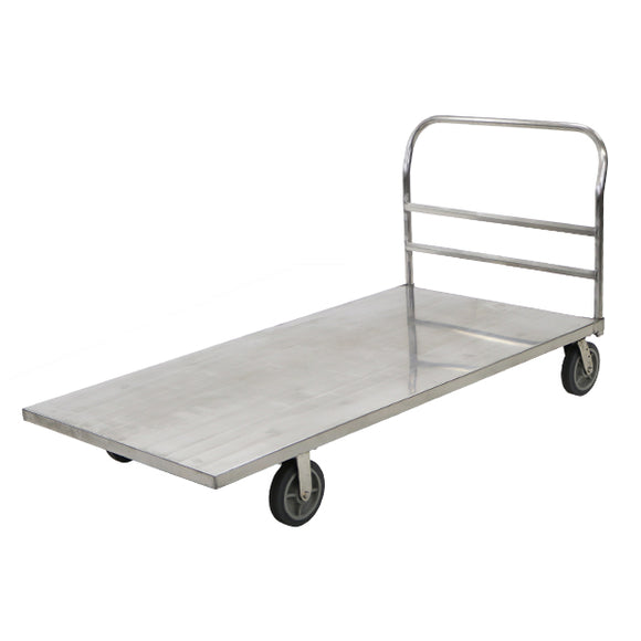 台車 オールステンレス台車 耐荷重約1000kg 積載面約915×1830mm 平台車 大型台車 重量台車 台車 手押し台車 運搬台車 業務用 ステンレス フルステンレス SUS