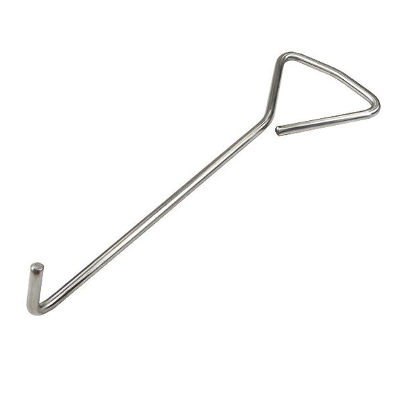 マンホールリフター 1本 ステンレス製 ハイグレードモデル SUS304 直径約10mm 長さ約400mm マンホール グレーチング フック リフター グレーチングフック マン