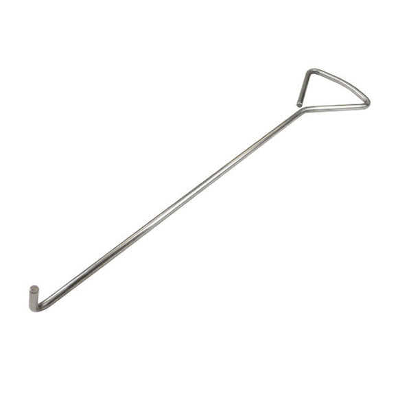 マンホールリフター 1本 ステンレス製 ハイグレードモデル SUS304 直径約8mm 長さ約600mm マンホール グレーチング フック リフター グレーチングフック マンホ