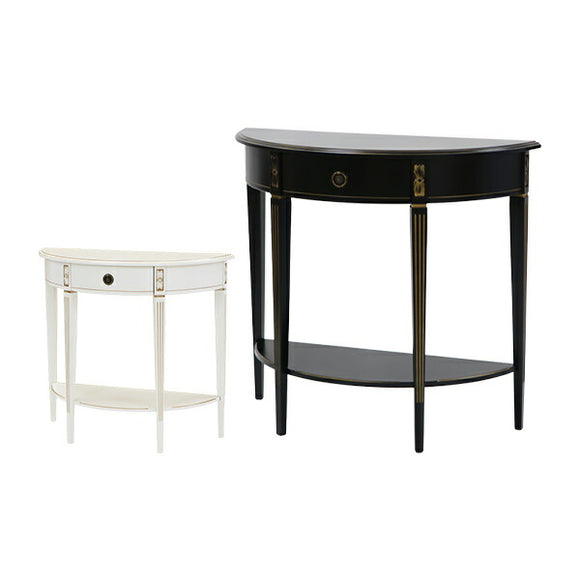 展示品 モダンスタイル ハーフムーン コンソール サイドテーブル※i4※ Amazon｜アンティーク調 コンソールテーブル ハーフムーン 半円