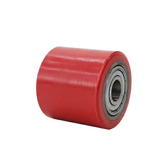 マシンローラー用 交換用ホイール ポリウレタン製ホイール 80mm 車輪 1個 単品 6t 8t 12t 15t 18t 24t兼用 赤 全耐荷重共通 ローラー キャスター ホイール タイ
