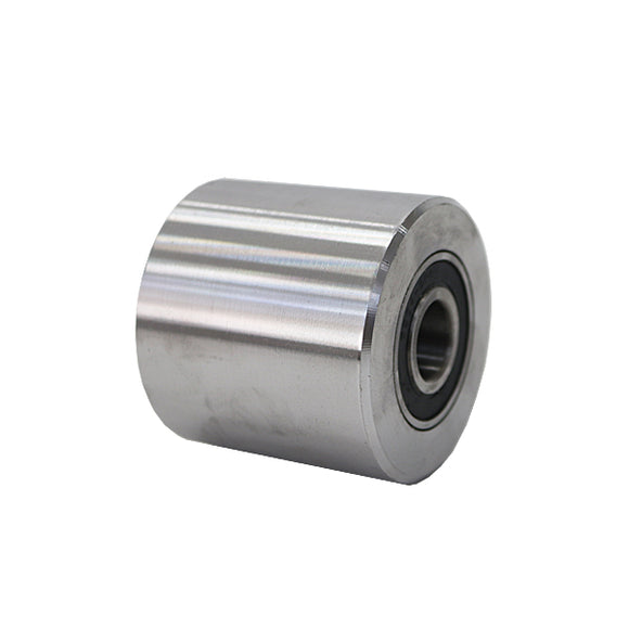 マシンローラー用 交換用ホイール スチール製ホイール 車輪 1個 単品 6t 8t 12t 15t 18t 24t兼用 銀 全耐荷重共通 ローラー キャスター ホイール タイヤ マシン