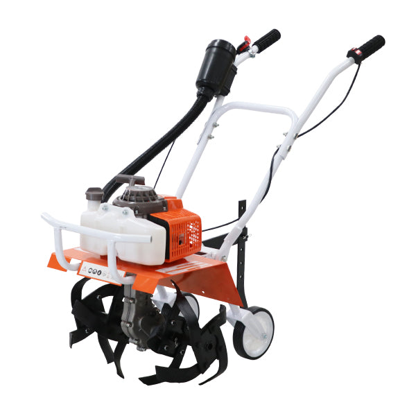 エンジン式耕運機 手押し耕うん機 排気量55cc耕幅38cm耕深10-25cm エンジン式耕運機 手押し耕うん機 排気量55cc 四ストローク動力