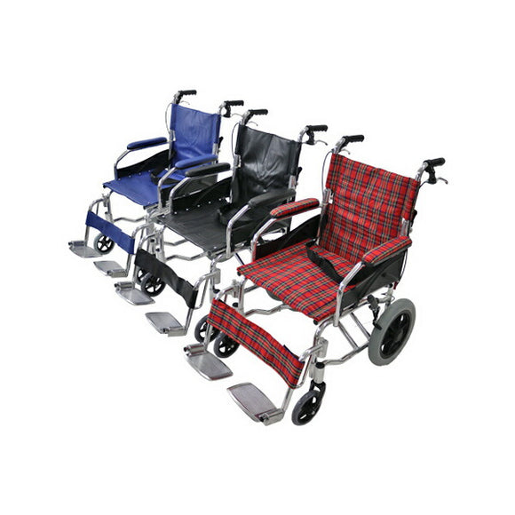 車椅子 アルミ合金製 選べるカラー 約10kg TAISコード取得済 背折れ ...