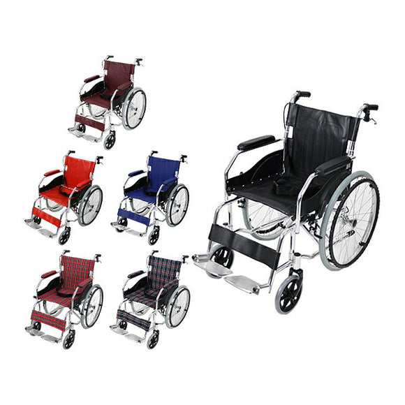車椅子 車いす 折り畳み式車椅子 介助型 軽量 アルミ合金 簡易