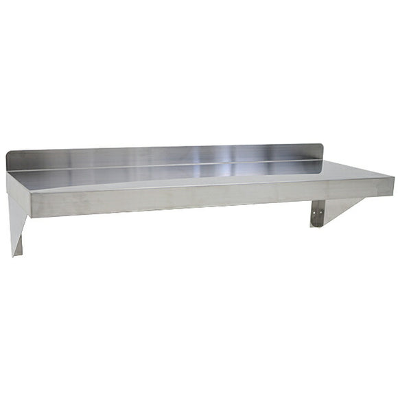 ステンレス製 棚 シェルフ キッチン平棚 幅約900mmｘ奥行約300mmｘ高さ約250mm SUS430 エコノミーモデル 下支え 吊り平棚 オールステンレス製 ネジ止めタイプ